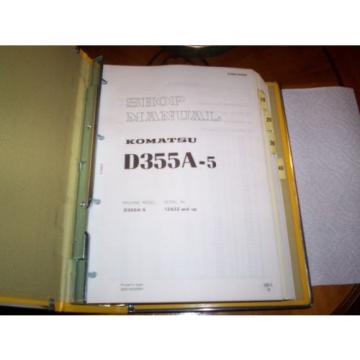 Komatsu shop manual