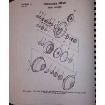 International Dresser Komatsu TD15E Dozer Crawler CHASSIS Shop SERVICE Manual IH