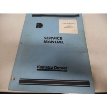 Komatsu 2400-2500 Series A and B International Wheel Tractor Service Manual