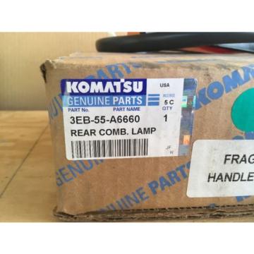 NIB Komatsu Rear Combination Lamp (Rear Tail Light) P/N 3EB-55-A6660