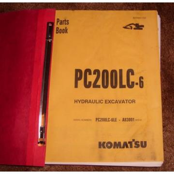 1998 Komatsu PC200LC Hydraulic Excavator Parts Book