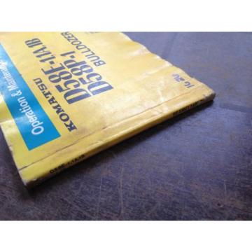 OEM KOMATSU D58E-1, 1A, 1B D58P-1 Bulldozer Operation Maintenance Manual AUC