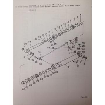 KOMATSU PC120-6 Hydraulic Excavator Parts Manual Book