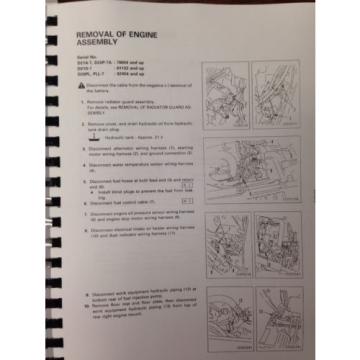 Komatsu D20P-7 D21A-7 D21PG-7A Dozer Shop Service Repair Manual SEBM001408