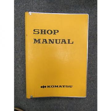 Komatsu D355A-3 Bulldozer Shop Service Manual SEBM0195B09 1986