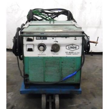 UNION CARBIDE LINDE VI-400 CV/Dc POWER SUPPLY, LINCOLN LN-7 WIRE FEEDER