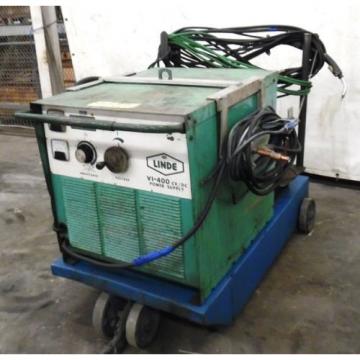 UNION CARBIDE LINDE VI-400 CV/Dc POWER SUPPLY, LINCOLN LN-7 WIRE FEEDER