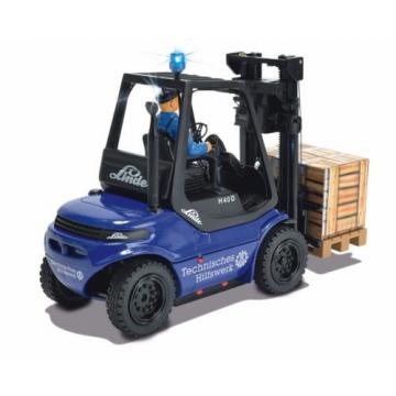 Carson Blue Forklift Linde H 40 D + Pallet Cargo RC Model Car 1:14 Genuine New