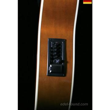 40` Westerngitarre Jane sunburst, breiter Hals, Decke Fichte Korp. Linde Cut EQ,