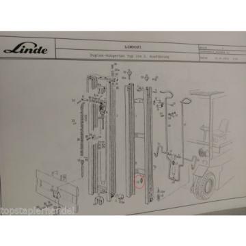 Válvula Presión positiva Flujo Linde Nº 0009442339 Tipo E20/25/30 H20/25/30 etc.