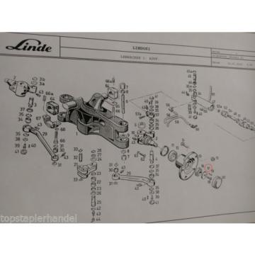 Disque Essieu directeur Linde 0009140931 E16/20/25/30 H12/15/20/25/30 BR322,