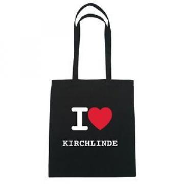 Amo KIRCH-LINDE - Borsa di juta Borse Tote Hipster borsa - Colore: nero