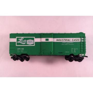 Life-like Ho Model Linde Train Green Box Car Pre Owned