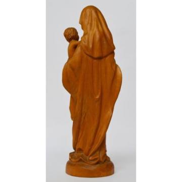 Skulptur Holz Linde handgeschnitzt Maria Muttergottes Madonna mit Kind H. 37 cm