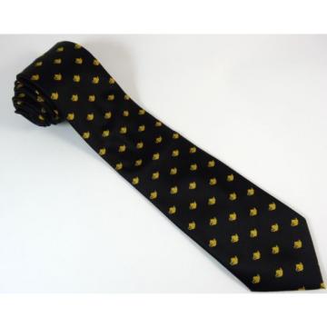 Teapot Tie Linde Lane Black Gold Coffee Shop Waiter Necktie