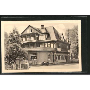 schöne AK Sitzendorf, HO-Hotel Zur Linde