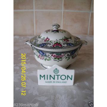 Minton M &amp; Co Linde Pattern Floral Lidded Sauce Tureen