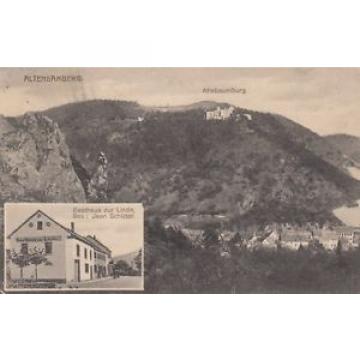 AK GRUSS AUS ALTENBAMBERG GEM BAD MÜNSTER KR BAD KREUZNACH GASTHAUS LINDE 2BILD