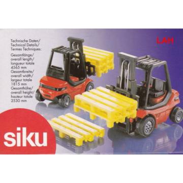 SIKU SUPER SERIE 1:55 Metall 1717 Linde - Gabelstapler Forklift Truck rar OVP