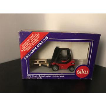 Siku Super Serie 1:55   1717 Linde-Gabelstabler/Guter Zustand-OVP Gebrauchspuren