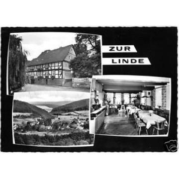 AK, Lippoldsberg Oberweserbergland, Gasthof Zur Linde, drei Abb., um 1965