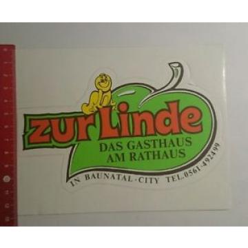 Aufkleber/Sticker: zur Linde das Gasthaus Am Rathaus Baunatal (160916178)