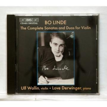 ULF WALLIN - BO LINDE complete sonats &amp; duos for violin BIS CD NM