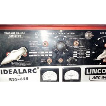 LINCOLN IDEALARC R3S-325 DC MIG WELDER W/ LINDE SPOOL GUN FOR ALUMINUM WELDING