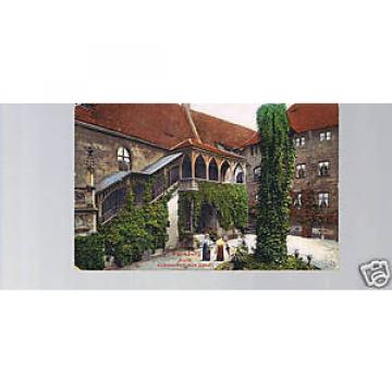 AK Nürnberg Burg Schlosshof mit Linde ( 1911 )