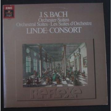 J.S. BACH : THE FOUR SUITES FOR ORCHESTRA  LINDE CONSORT  ANGEL SB-3943 2 lp