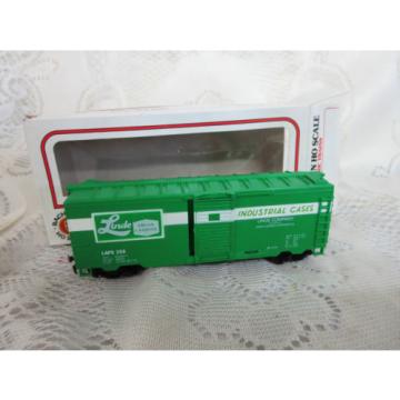 Life Like HO Linde Industrial Cases Green Box Car Original Box