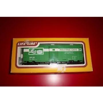 HO Scale Linde Box Car w/ Sliding Door Life-Like #8475 In Original Box