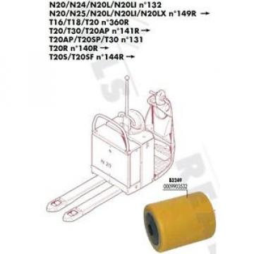 GALET 85 105 110 20 mm TRANSPALETTE FENWICK LINDE N20 N25 N20L &gt;N°149R PIECES