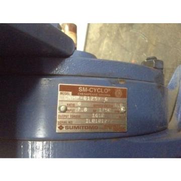 Sumitomo Cyclo 6000 Gear Reducer CNPH-6125Y-6