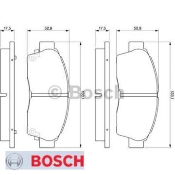 Bremsbelagsatz Bremsbeläge Bremsklötze BOSCH BP574 21602 7441D562 0986461123