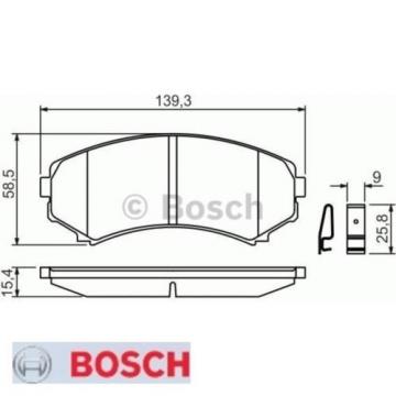 Bremsbelagsatz Bremsbeläge Bremsklötze BOSCH BP422 23488 0986424709