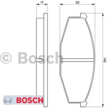 Bremsbelagsatz Bremsbeläge Bremsklötze BOSCH BP730 20863 7036D102 0986468630