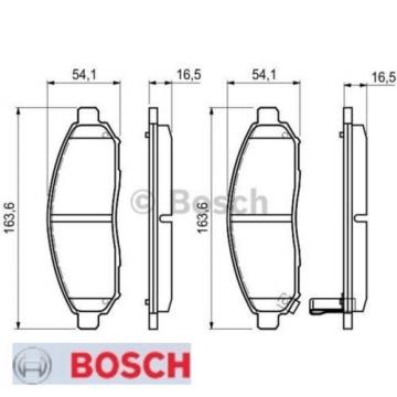 Bremsbelagsatz Bremsbeläge Bremsklötze BOSCH BP1062 24227 8200D109 0986494151