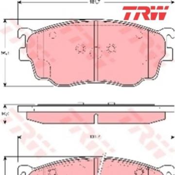 Bremsbelagsatz Bremsbeläge Bremsklötze TRW 21757 23777 23778 GDB3253