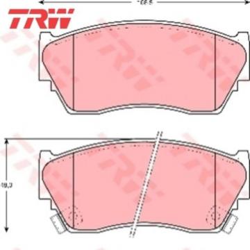 Bremsbelagsatz Bremsbeläge Bremsklötze TRW 21657 GDB1012