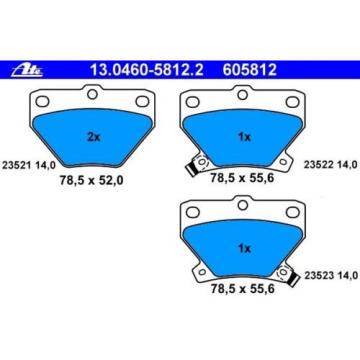ATE Bremsbeläge Bremsbelag Satz   TOYOTA  130460-58122  Hinterachse