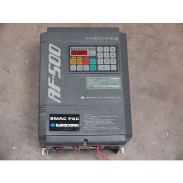 Sumitomo SMAC PAC Trasnsistor Inverter AF502-1A5 VFD Adjustable speed/Ac drive