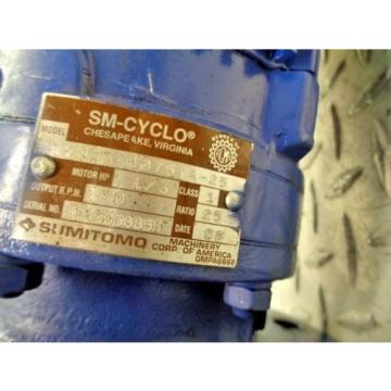 SUMITOMO SM-CYCLO TC-FX CNVM03-6075YA25 1/3HP 3PH 1700RPM