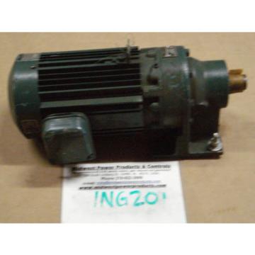 Sumitomo Cyclo gearmotor CNHM-1H-4100Y-6, 292 rpm, 6:1, 15hp, 230/460, inline