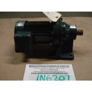 Sumitomo Cyclo gearmotor CNHM-05-4090YC-13, 135 rpm, 13:1, 5hp, 230/460,inline