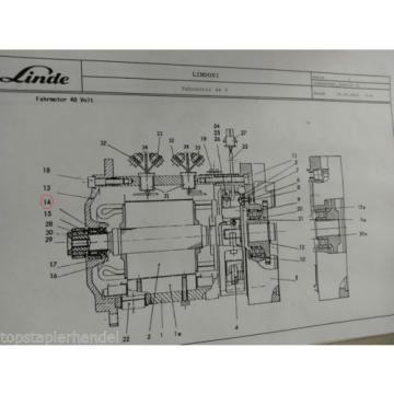 Cuscinetto A Rulli Cuscinetto Motore Di Trazione 42x30 Linde No. 009248270 Tipo