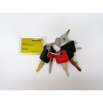 9 Excavator and heavy plant master keys, caterpillar komatsu hitachi sumitomo