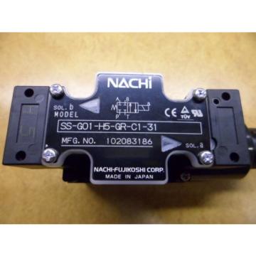 NACHI SS-G01-H5-GR-C1-31 HYDRAULIC SOLENOID VALVE AC110V  MFGNO102083186 Origin