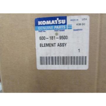 NOS NEW GENUINE KOMATSU FILTER 600-181-9500