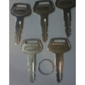 5X FIVE 787 Komatsu Key&#039;s for  Plant Equipment Heavy Duty fast dispatch get them